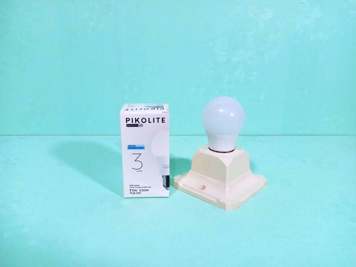 Gambar Lampu Pikolite LED Bulb PLB-501 COOLDAY LIGHT 3W, 5W, 7W, 9W, 12W, dan 15W - 3watt dari Up-date store undefined Tokopedia