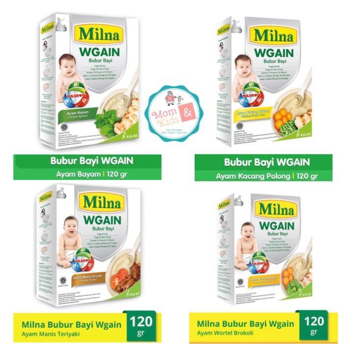 Gambar Terlaris Milna Bubur Bayi Wgain 120 Gr / Milna Wgain 6+ 8+ 120G Original - 6+ Ayam Kcg Pol dari Sahara Market. undefined Tokopedia