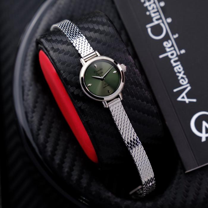 Gambar Jam tangan wanita alexandre christie 2b35 sapphire original - Silver Green dari Silver Saeiv undefined Tokopedia