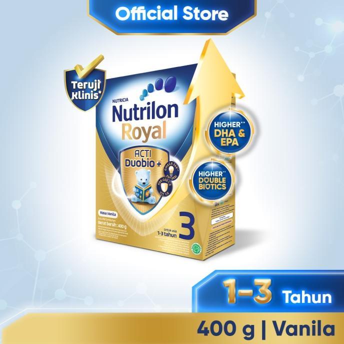 Gambar Nutrilon Royal 3 Susu Pertumbuhan 1-3 Thn Vanila 400gr dari terisshopp undefined Tokopedia