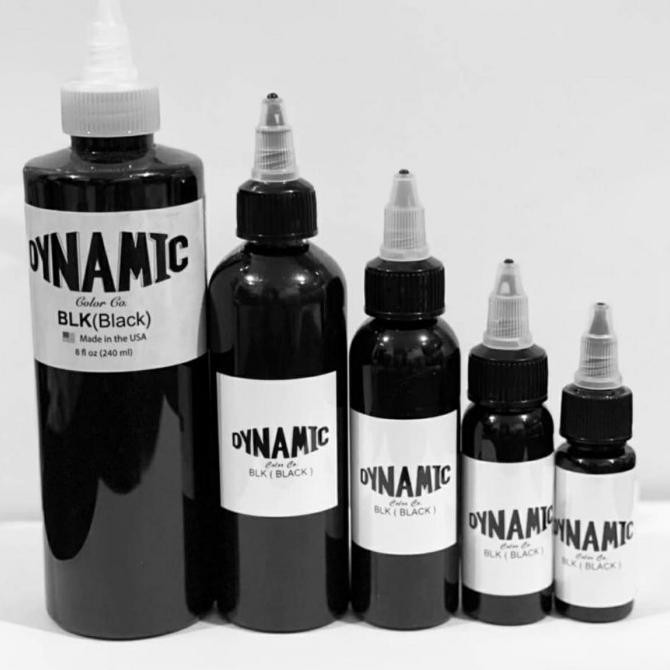 Gambar TERMURAH - TINTA TATTOO BLACK DYNAMIC BLK 1/2oz - 8oz - 1/2oz dari bulan cemerlang undefined Tokopedia