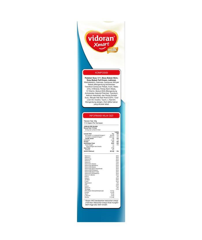 Gambar Promo Vidoran Xmart 5+ Madu 700Gr Susu Formula Anak 5-12 Tahun - 2 Box Original dari Sahara Market. undefined Tokopedia
