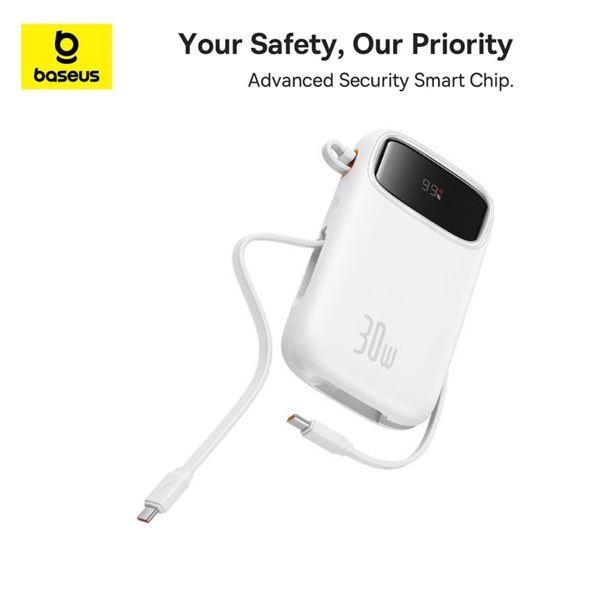 Gambar BASEUS POWER BANK 20000mAh PD 30W FAST CHARGING POWERBANK PORTABLE CHARGER FOR IPHONE 16 15 14 13 12 Pro Max Xiaomi Samsung - Putih dari D&D-oLshop undefined Tokopedia