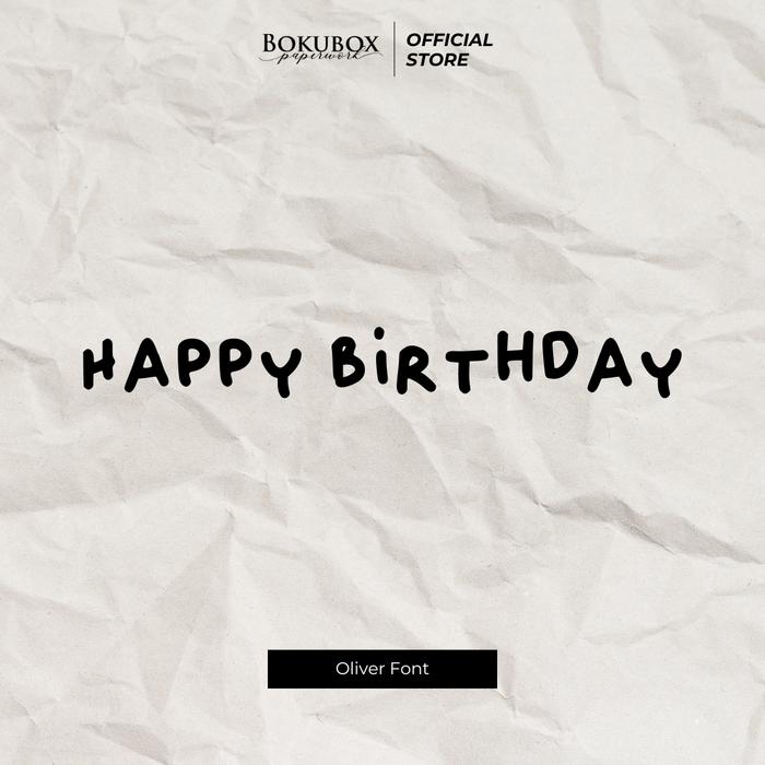 Gambar REQUEST FONT BOX LUAR/DALAM - Oliver dari Bokubox undefined Tokopedia