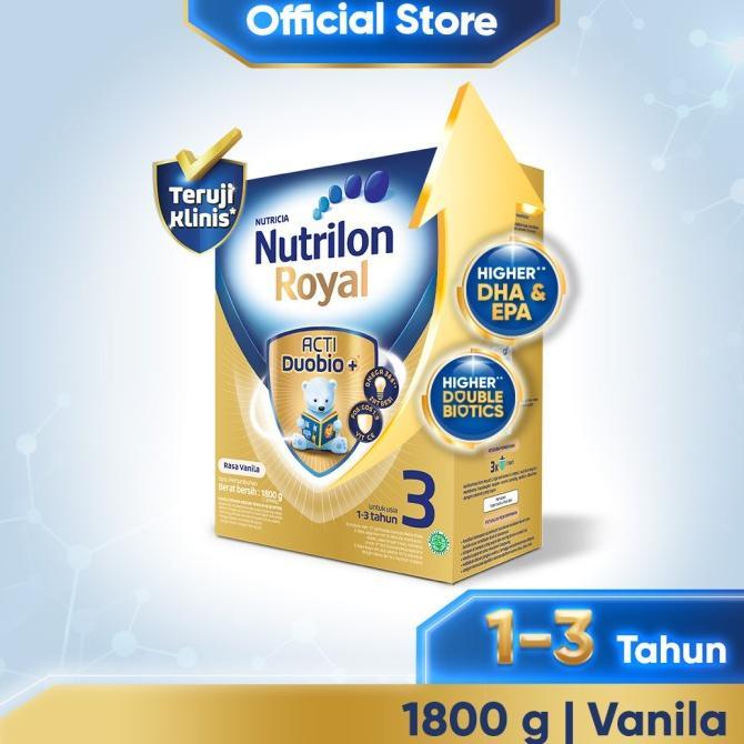 Gambar Nutrilon Royal 3 Susu Pertumbuhan 1-3 Thn Vanila 1800gr dari terisshopp undefined Tokopedia