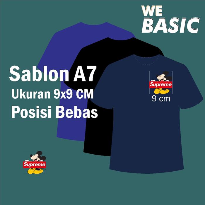 Gambar Kaos Sablon Custom Banjarmasin design sendiri sablon foto gambar logo baju kaos premium kaos pria dan wanita - A7 1 sisi, L dari WeBasic undefined Tokopedia