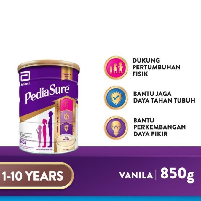 Gambar Pediasure Vanila Triplesure 850gr Susu Formula Pertumbuhan Usia 1-10th dari terisshopp undefined Tokopedia