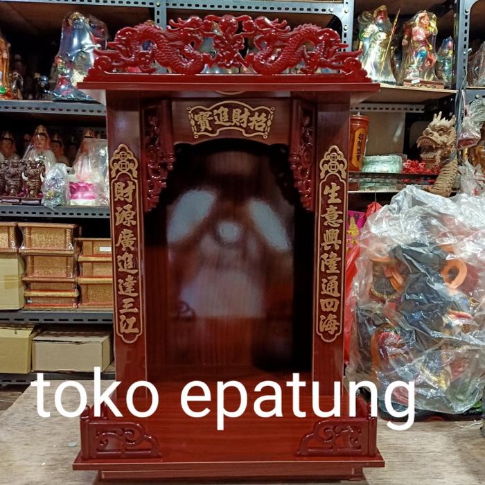 Gambar tempat altar rumah altar meja sembahyang 16 inch Dewa Bumi - Paket - Rumah Saja dari toko epatung undefined Tokopedia