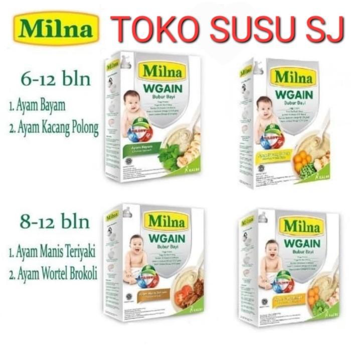 Gambar Ready Stok Milna Bubur Bayi Wgain 6+ 8+ 120 Gram/ 120Gr/ Weight Gain/ Ayam Best Seller - 6+ Ayam Kcg Pol dari Sahara Market. undefined Tokopedia