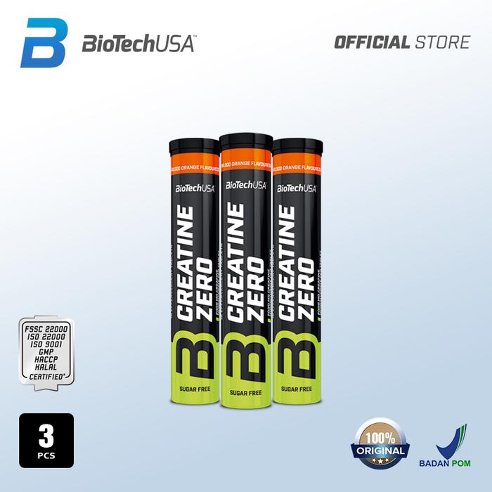 Gambar Biotech - CREATINE  ZERO INSTANT  18 Tabs - 3pcs Orange dari BioTechUSA Store undefined Tokopedia