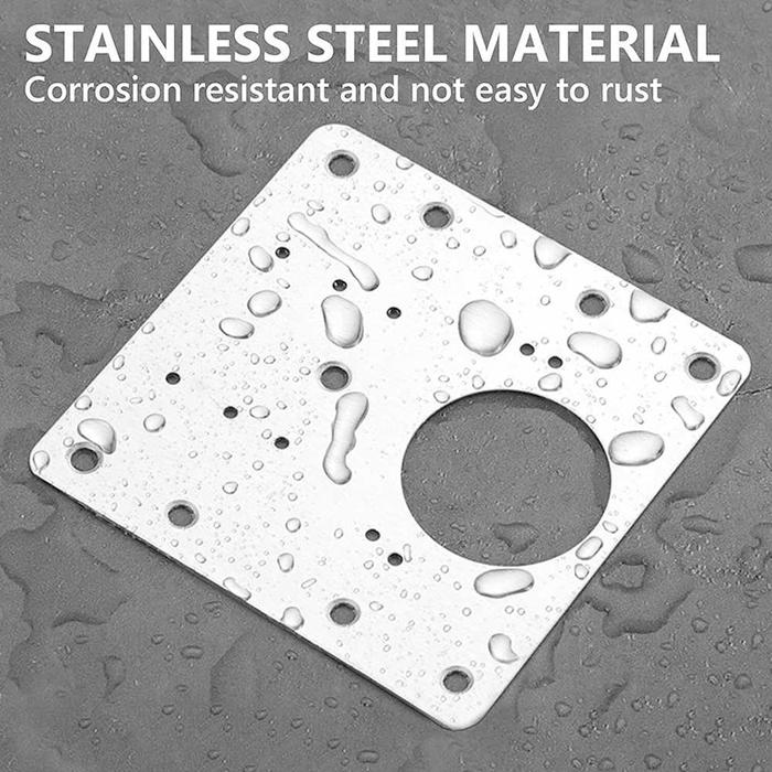 Gambar PLAT DAN ENGSEL STAINLESS STEEL REPARASI PINTU KABINET KITCHEN SET - PLATNYA SAJA dari Bro&SisStore undefined Tokopedia