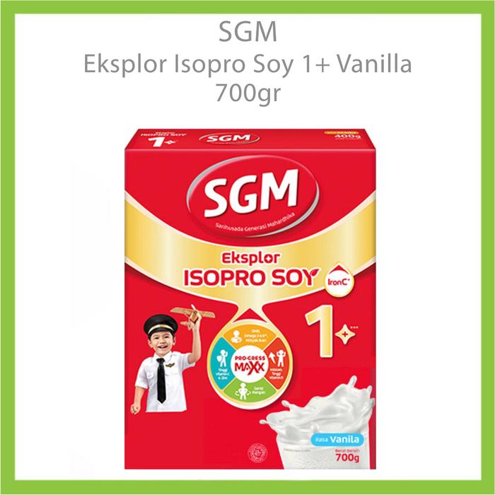 Gambar SGM Eksplor ISOPRO SOY 1+ Vanila Susu Pertumbuhan 700gr dari Toko Aya Bandung undefined Tokopedia
