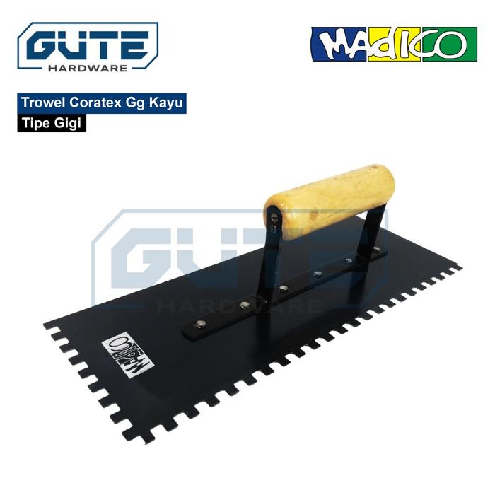 Gambar Plastering Trowel "MADICO" / Roskam / Raskam / Untuk Pasang Keramik - MDC KAYU GIGI dari Gute Hardware undefined Tokopedia