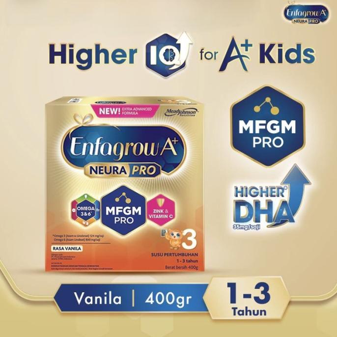 Gambar Enfagrow A+ 3 Original 400 gr - Susu Formula Pertumbuhan Batita - Vanila dari terisshopp undefined Tokopedia