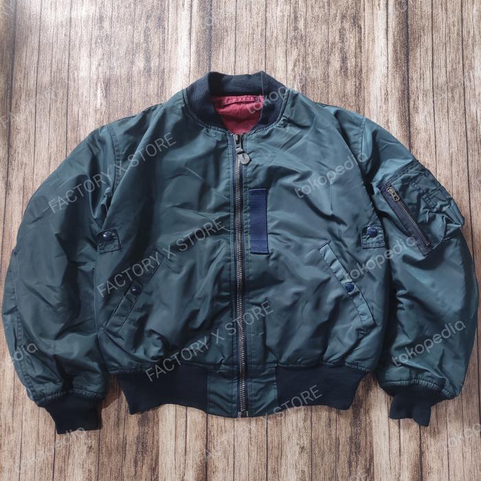 Gambar GREENBRIER INDUSTRIES MA-1 FLYERS BOMBER JACKET BKN ALPHA INDUSTRIES dari FREAKS GARMENTS undefined Tokopedia