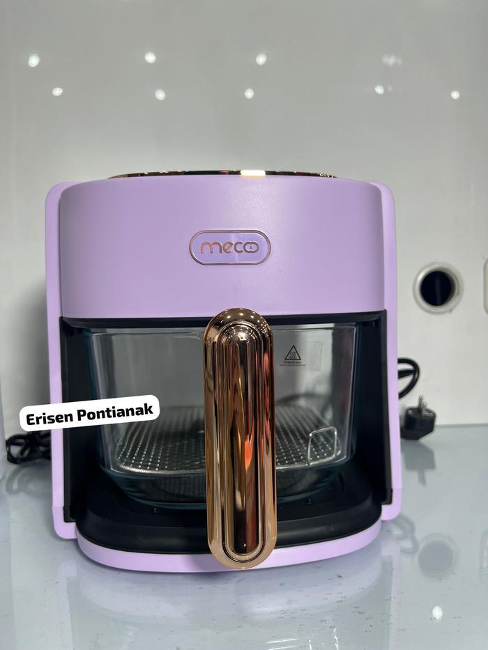 Gambar Mecoo - Air Fryer TRANSPARAN Digital 650 Low Watt 5L SNI Hemat Listrik, Lilac / Pink / White - Ungu dari Erisen Elektronik undefined Tokopedia