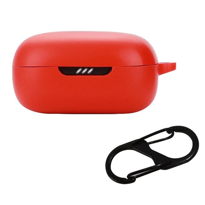 Gambar cover case tws JBL LIVE PRO 2 earbud soft case silikon tpu silicone + carabiner Protection Rubber - RED dari Viaofficialshop1 undefined Tokopedia