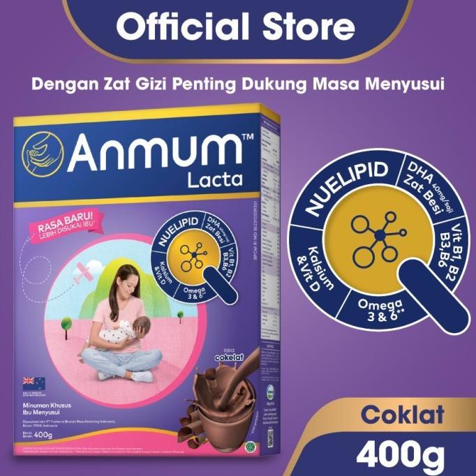 Gambar KUUNA ANMUM LACTA SUSU BUBUK COKELAT 400G - SUSU IBU MENYUSUI dari Little Kuuna undefined Tokopedia
