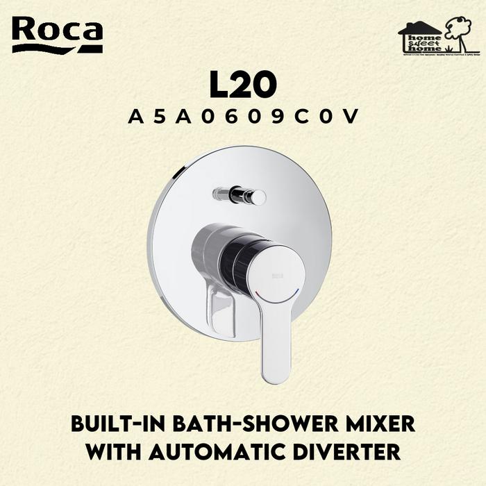 Jual Roca Victoria Built-in Bath-Shower Mixer Kran Berkualitas