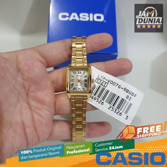 Ltp V007g 9b Casio Ltp 007 Casio LTP-V007L-7B1 Womens Rectangular