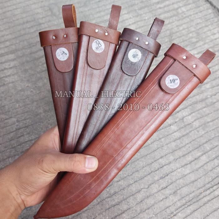 Gambar Sarung Pisau Kulit Asli Ukuran 4 5 6 7 8 9 10 Inch Sarung Pisau Kulit - 7 Inch dari Manual Electric undefined Tokopedia