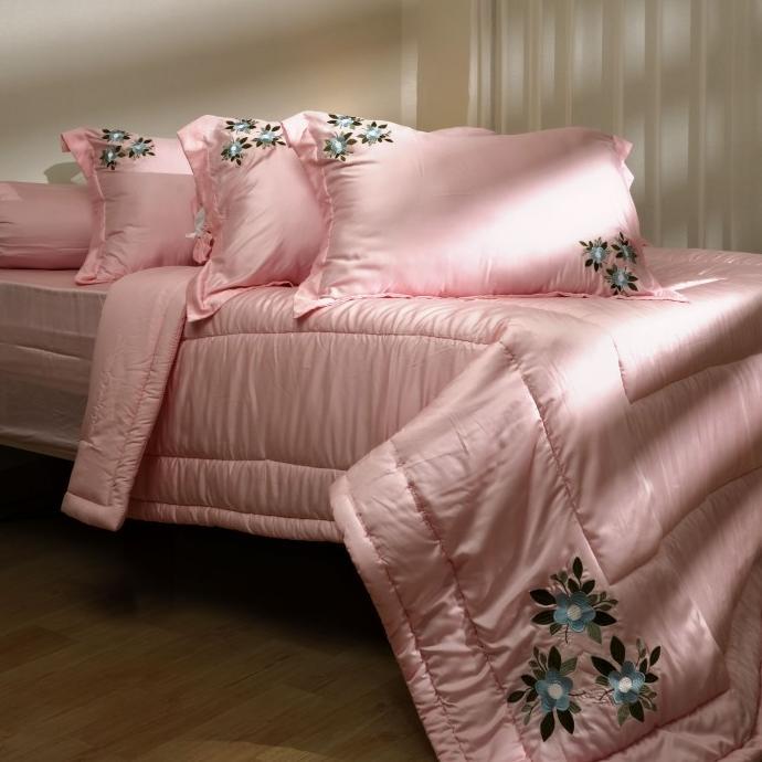 Gambar Termurah Sprei Set Bedcover Tencel Bordir Soulmate Bedsheet - Pink Raras, 160x200 + BC dari Hasri_shop undefined Tokopedia