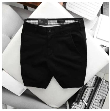 Gambar CELANA PENDEK CHINO PRIA COTTON Nstretch Slim Fit Premium/celana pria pendek chino kualitas - Hitam, 28 - 29 dari Yohana Marchella undefined Tokopedia