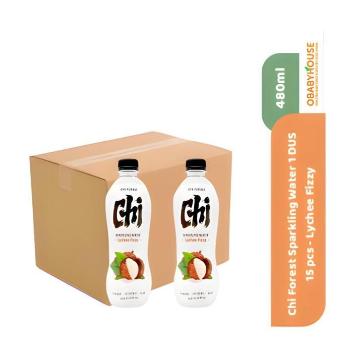 Gambar New Chi Forest Sparkling Water 480 Ml - 1 Dus 15 Pcs Original -  Lychee Fizzy dari Yana Mart0 undefined Tokopedia