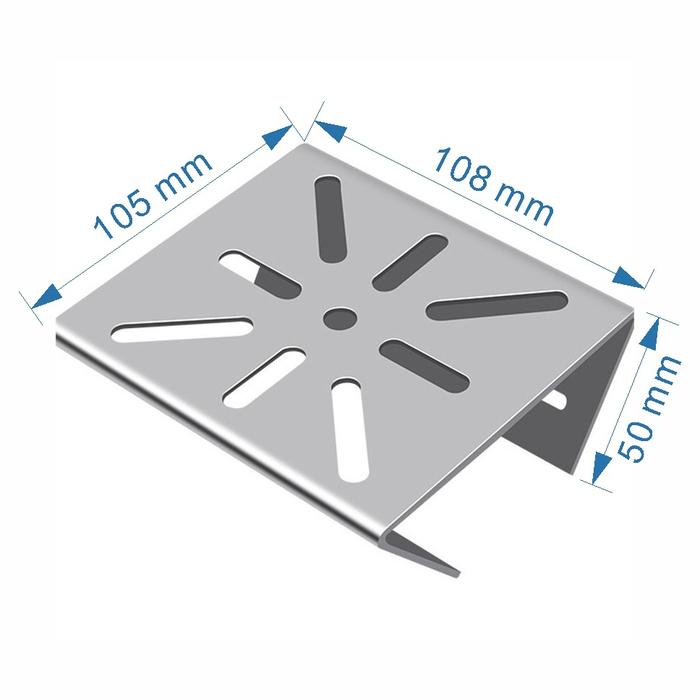 Jual Bracket Cctv Tiang Pole Mounting Bracket - STAINLESS+CLAIM ...