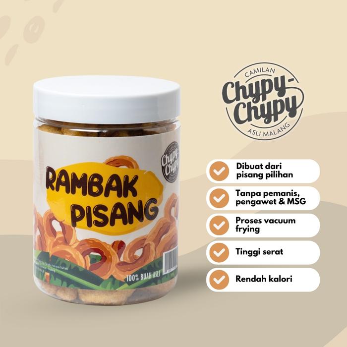 Gambar Keripik Rambak Pisang Renyah Chypy - Kemasan Toples dari Chypy Snacks undefined Tokopedia
