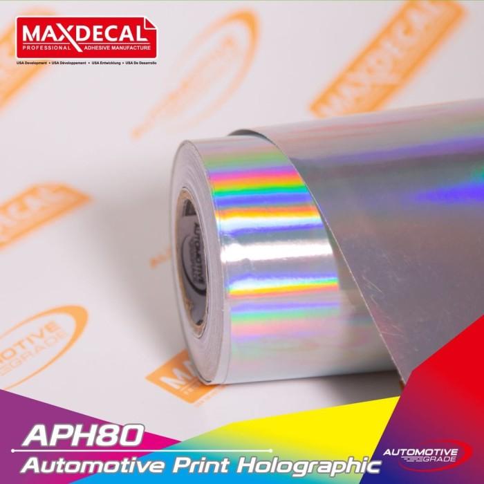 Gambar MAXDECAL APH80 AUTOMOTIVE PRINT HOLOGRAPHIC LASER CHROME HOLOGRAM - 127CM dari Prima Warna Sticker Maxdecal undefined Tokopedia