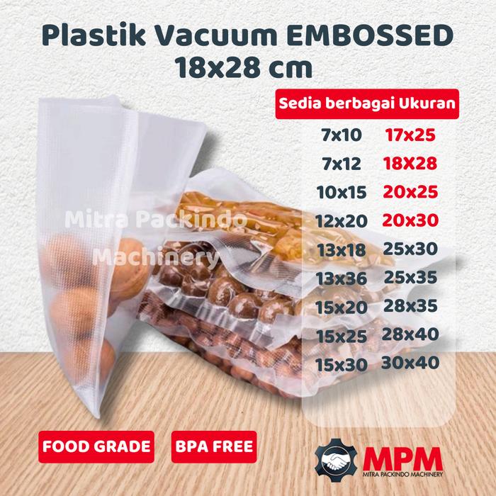 Gambar Plastik vacuum embossed 18x28 / Vakum embos 18 x 28 cm Frozen 18x28cm - 20x30cm BULAT dari Mitra Packindo Machinery undefined Tokopedia