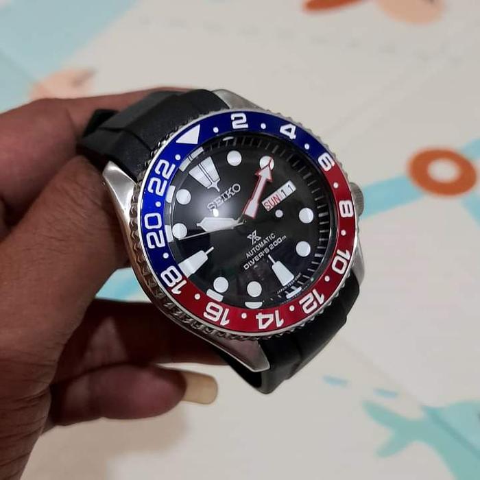 Seiko Srpd Pepsi Mod Skx Pepsi Mod Seiko Skx007 Gmt