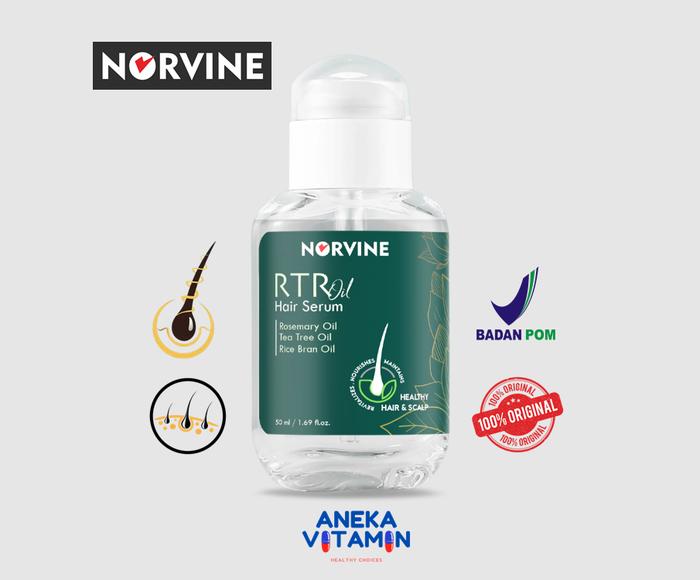 Gambar Norvine MINOXIDIL 5% Serum Penumbuh Rambut BPOM RI - RTR Oil dari Aneka Vitamin_NEW undefined Tokopedia