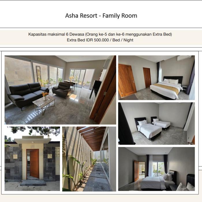 Gambar Voucher Tour Asha Resort Kepulauan Seribu - Family Room dari Endangered Store undefined Tokopedia