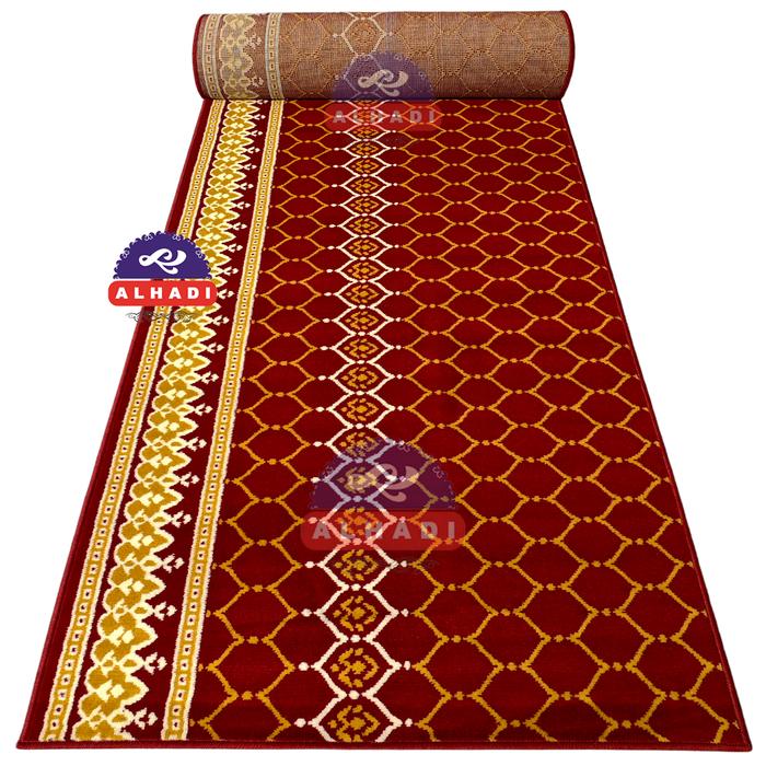 Gambar Alhadi Karpet Masjid MEDGRA SHABEL METERAN Ukuran 100 x 115cm Tebal 9mm Sajadah Roll Mushola Terlaris - Medgra- 8 dari Alhadi Official Store undefined Tokopedia