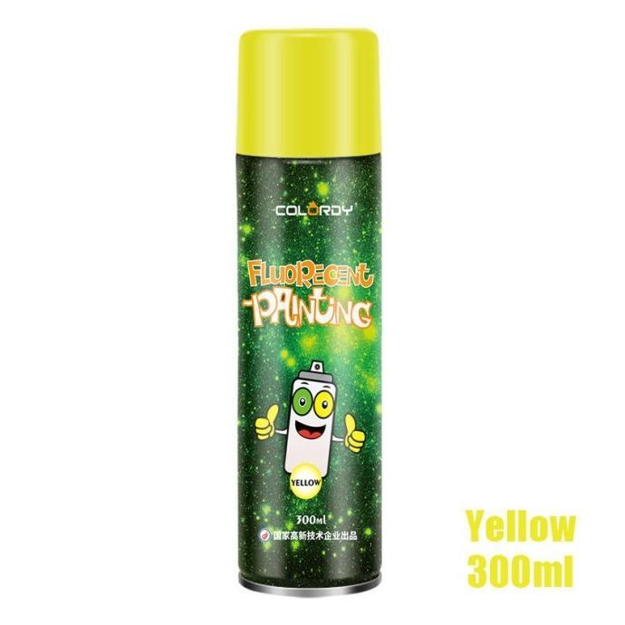 Gambar "Best Seller" Cat Semprot Spray Paint Glow In The Dark Permanen Hijau Kucing Glossy Ready - Yellow dari Rika Gilpamisaz undefined Tokopedia