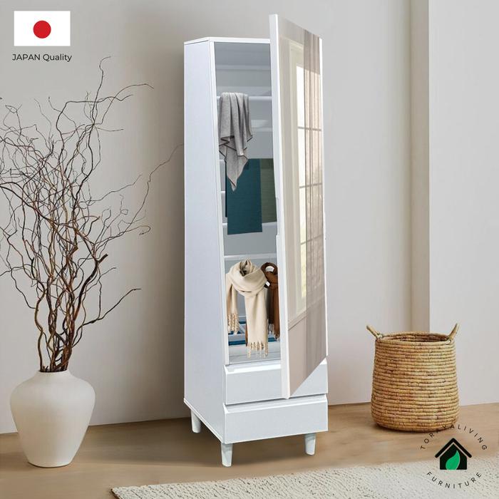 Gambar Toraya - Hinata Lemari Hijab Model 3 : Rak Jilbab/ Tempat Kerudung/ MR-CA7H - Putih dari TorayaLiving undefined Tokopedia