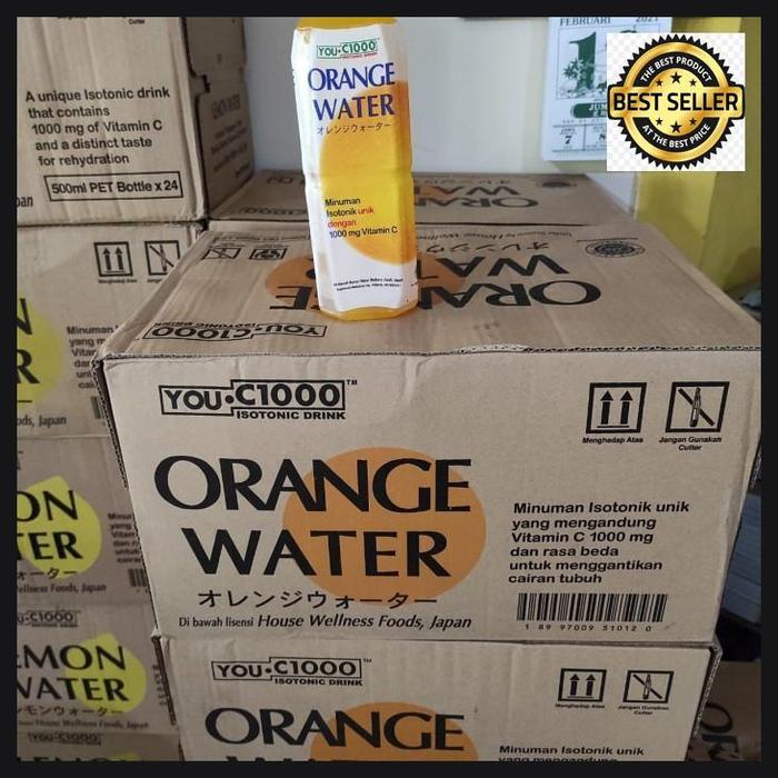Gambar new you c1000 / you c 1000 orange water 500ml (1dus) best quality dari Zaskia Drink Store undefined Tokopedia