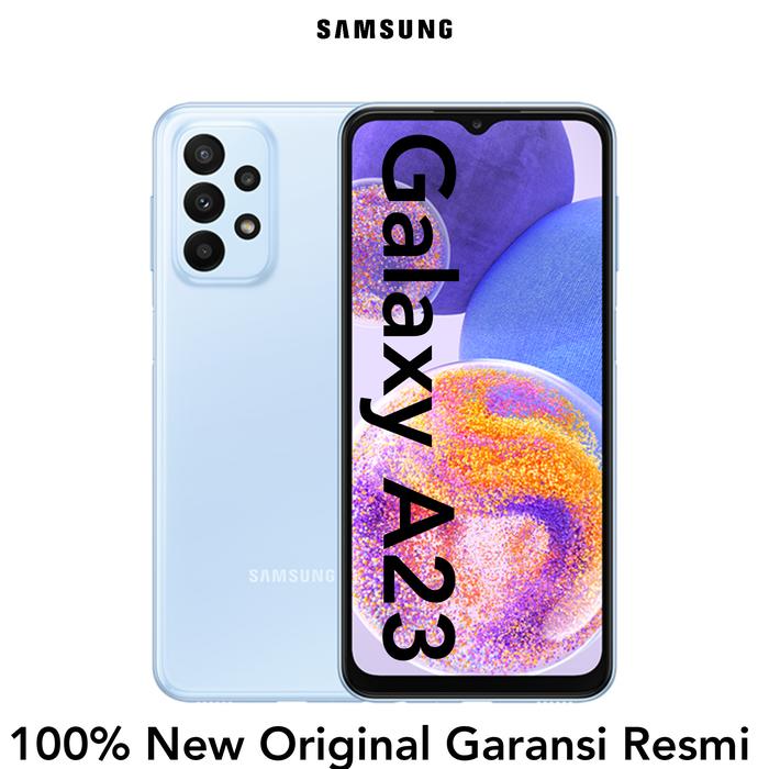 Gambar Samsung Galaxy A23 New Original Garansi Resmi SEIN - Biru Muda dari exo online undefined Tokopedia