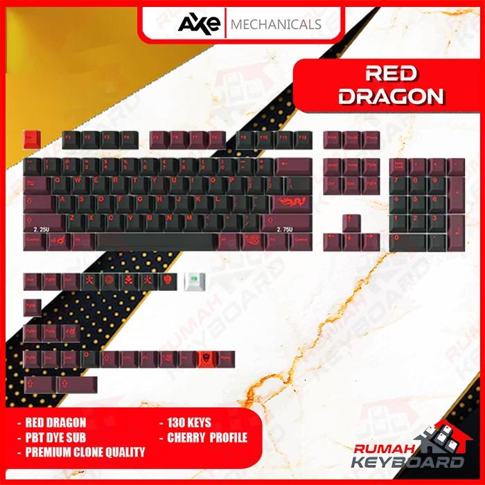 Gambar KEYCAP - KEYCAPS - CHERRY - RED DRAGON - PBT - DYE SUB - RED DRAGON dari Rumah-Keyboard undefined Tokopedia