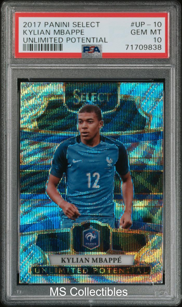 Jual PSA 10 Kylian Mbappe Rookie RC Unlimited Potential UP-10 