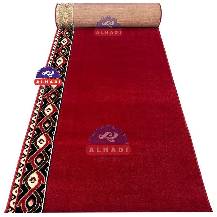 Gambar Alhadi Karpet Masjid MEDGRA SHABEL METERAN Ukuran 100 x 115cm Tebal 9mm Sajadah Roll Mushola Terlaris - Medgra-2 dari Alhadi Official Store undefined Tokopedia