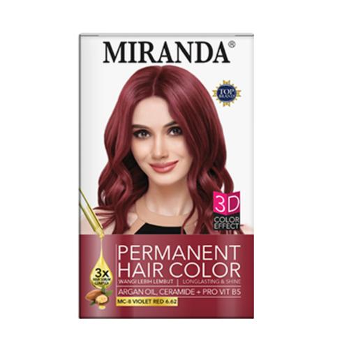 Gambar Miranda Hair Color Size [30ml] / Cat Rambut Miranda Ukuran [30ml] / Cat Rambut Permanen / Cat Rambut Tahan Lama - Violet Red dari NathanStore21 undefined Tokopedia