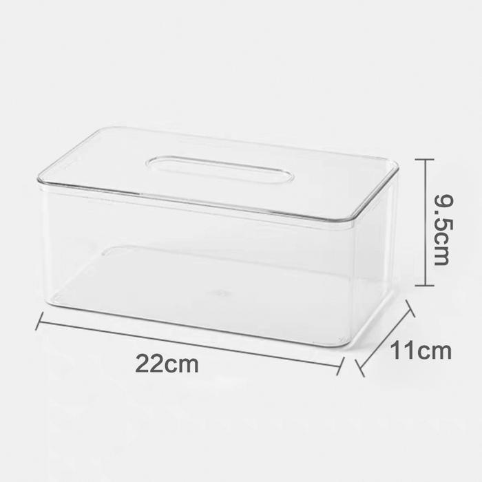Gambar Muzy Kotak Tissue Akrilik Transparan Box Tisu Aesthetic Modern HSB712 - Besar Putih dari Muzy Homeliving undefined Tokopedia