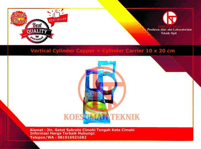 Gambar vertical cylinder capping + pengunci sampel silinder beton - 10 x 20 cm dari Koesumah Teknik undefined Tokopedia