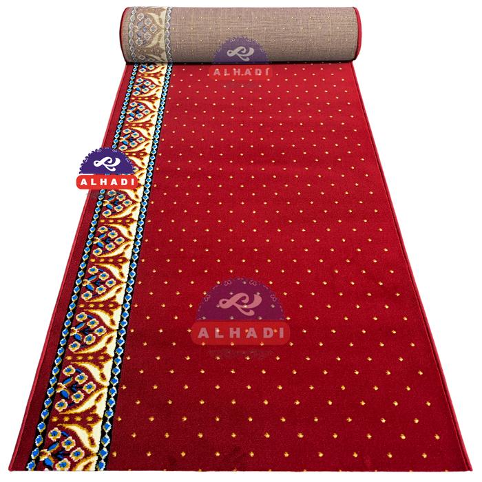 Gambar Alhadi Karpet Masjid MEDGRA SHABEL METERAN Ukuran 100 x 115cm Tebal 9mm Sajadah Roll Mushola Terlaris - Medgra-6 dari Alhadi Official Store undefined Tokopedia