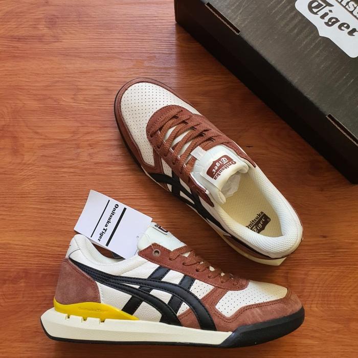Gambar Sepatu Onitsuka Tiger Ultimate 81 Ex Original - Jaminan Uang kembali - Coklat Hitam, 42 dari Shopy Online undefined Tokopedia