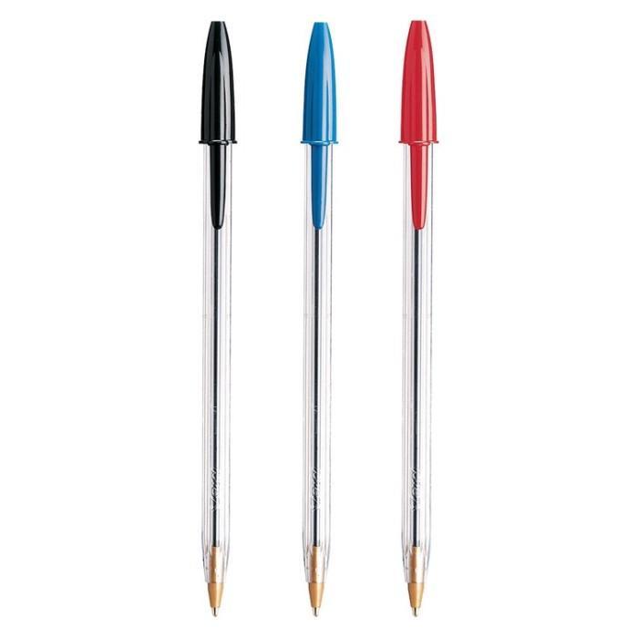 Gambar Qpos Bic Cristal Xtra Smooth 1.0 Mm Ballpoint Pen - Black dari Quick Paper Official Shop undefined Tokopedia