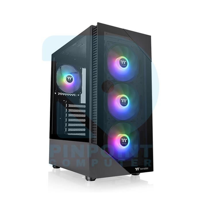 Gambar Thermaltake View 200 TG Plus ARGB Mid Tower Chassis - Black, Packing Kayu dari Pinpoint Computer undefined Tokopedia